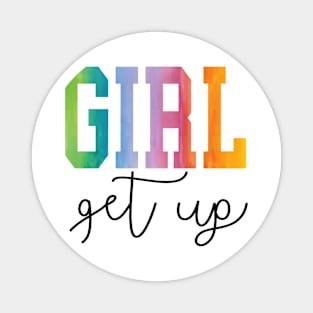 Girl Get Up Again Magnet